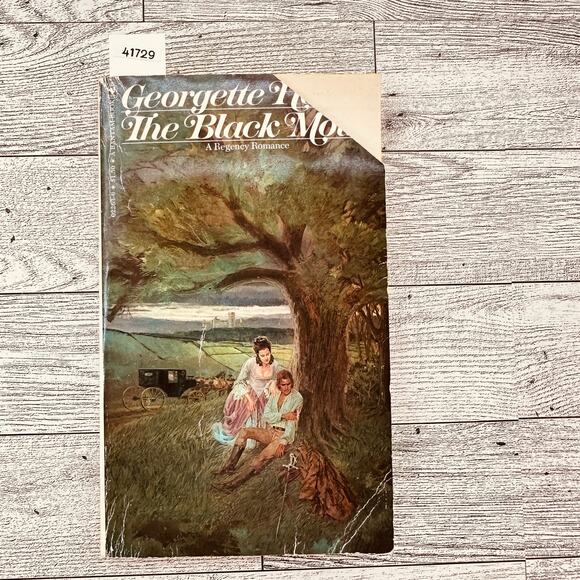 The Black Moth by Georgette Heyer 1976 Vtg Paperback Novel PB Historical Romance - Picture 8 of 11